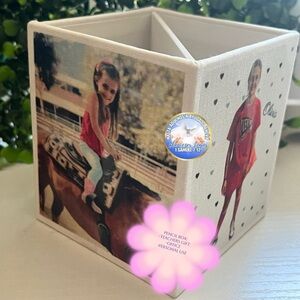 Personalized White Pencil box